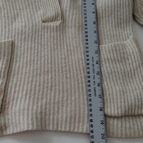 J. Crew Ribbed Popover Cream Size 2XS - Picture 8 of 10